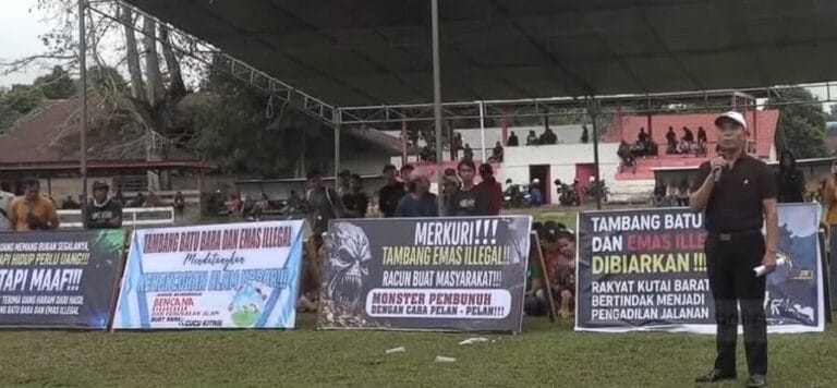 Aksi Damai Warga Kutai Barat: Tolak Tambang Ilegal